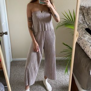 Metallic jumpsuit